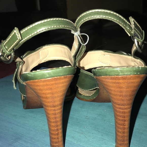 Hype green heeled sandals - Picture 5 of 7